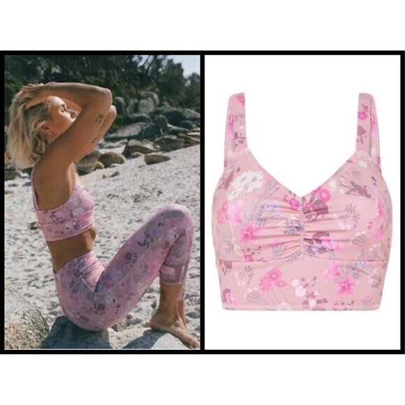 💕SPELL & THE GYPSY💕 Wild Bloom Crop Top ~ Blush Pink Small S NWT - Picture 2 of 16